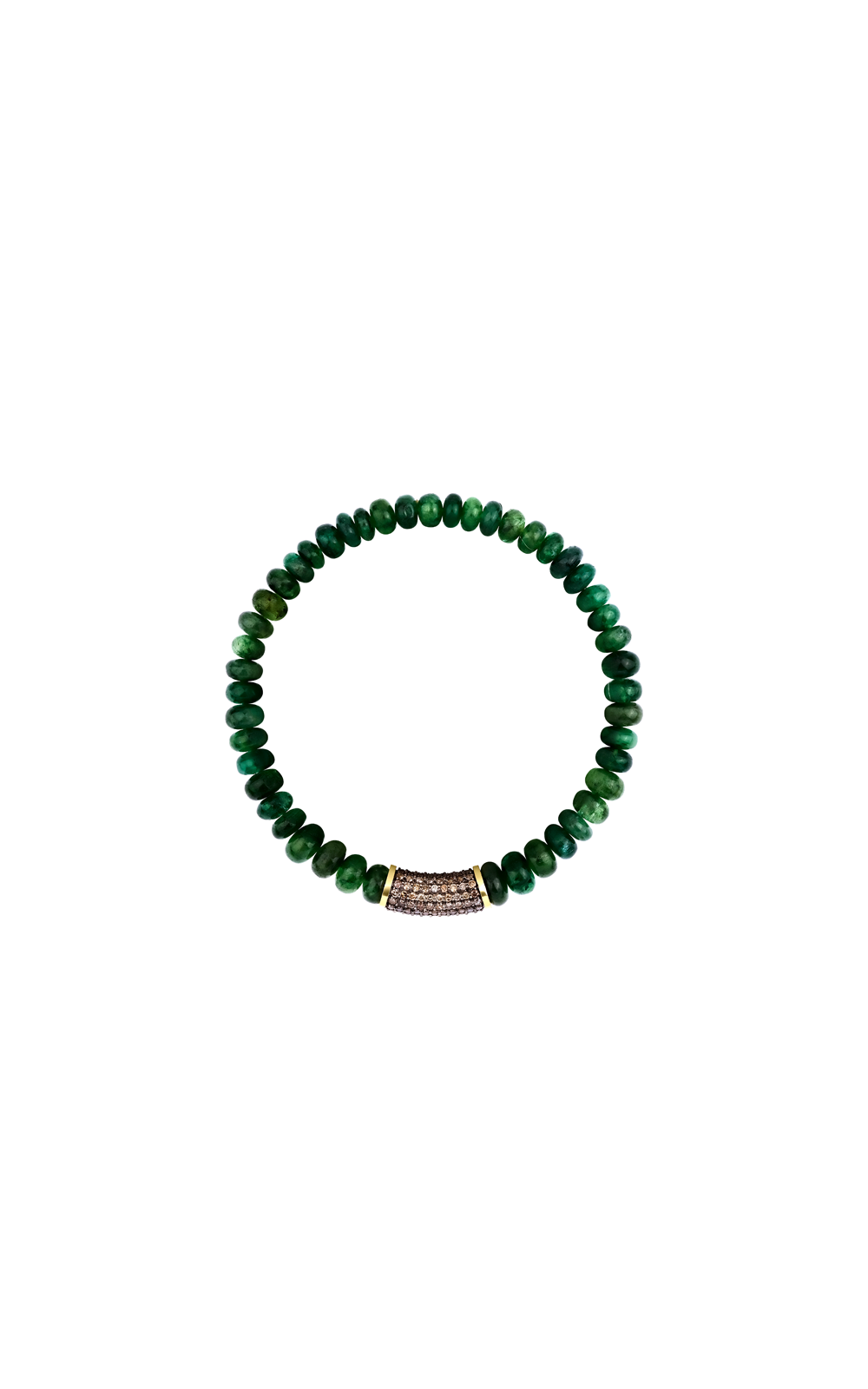 Emerald Stretch Diamond Bracelet