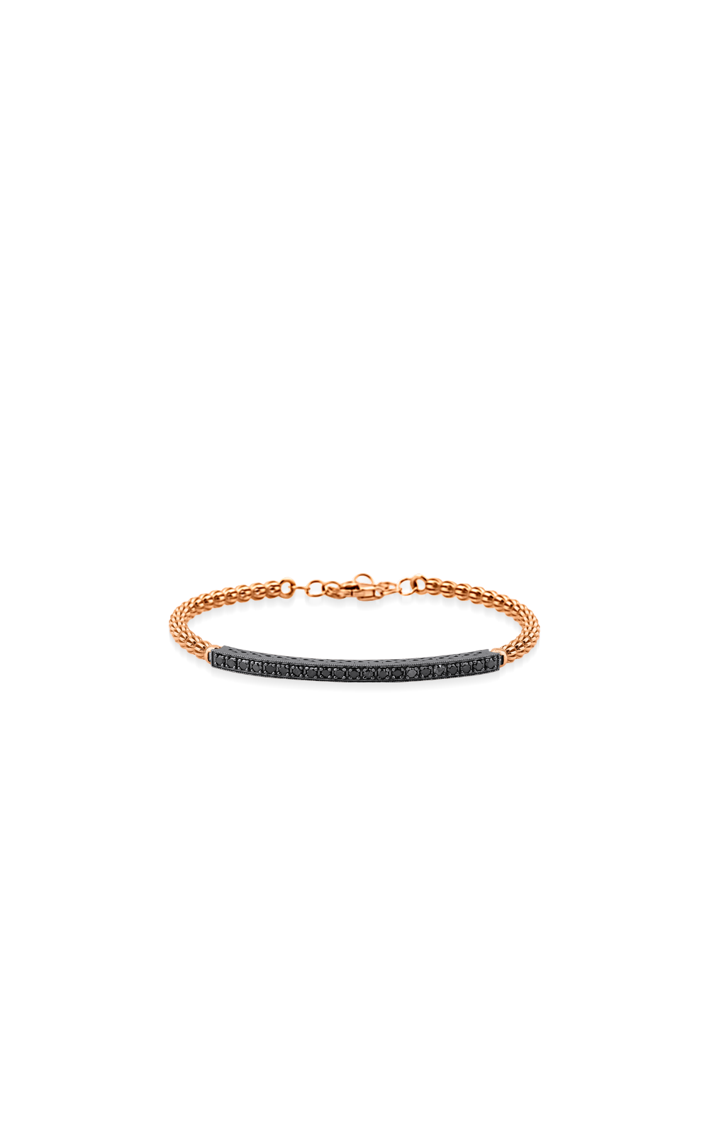 Black Diamond Bead Bangle