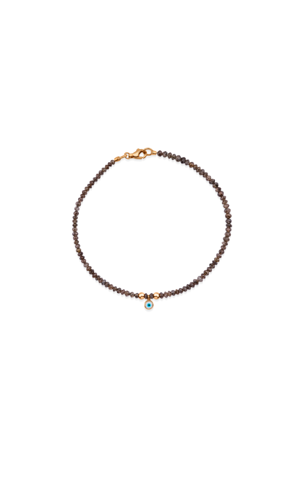 Cognac Diamond Eye Bracelet