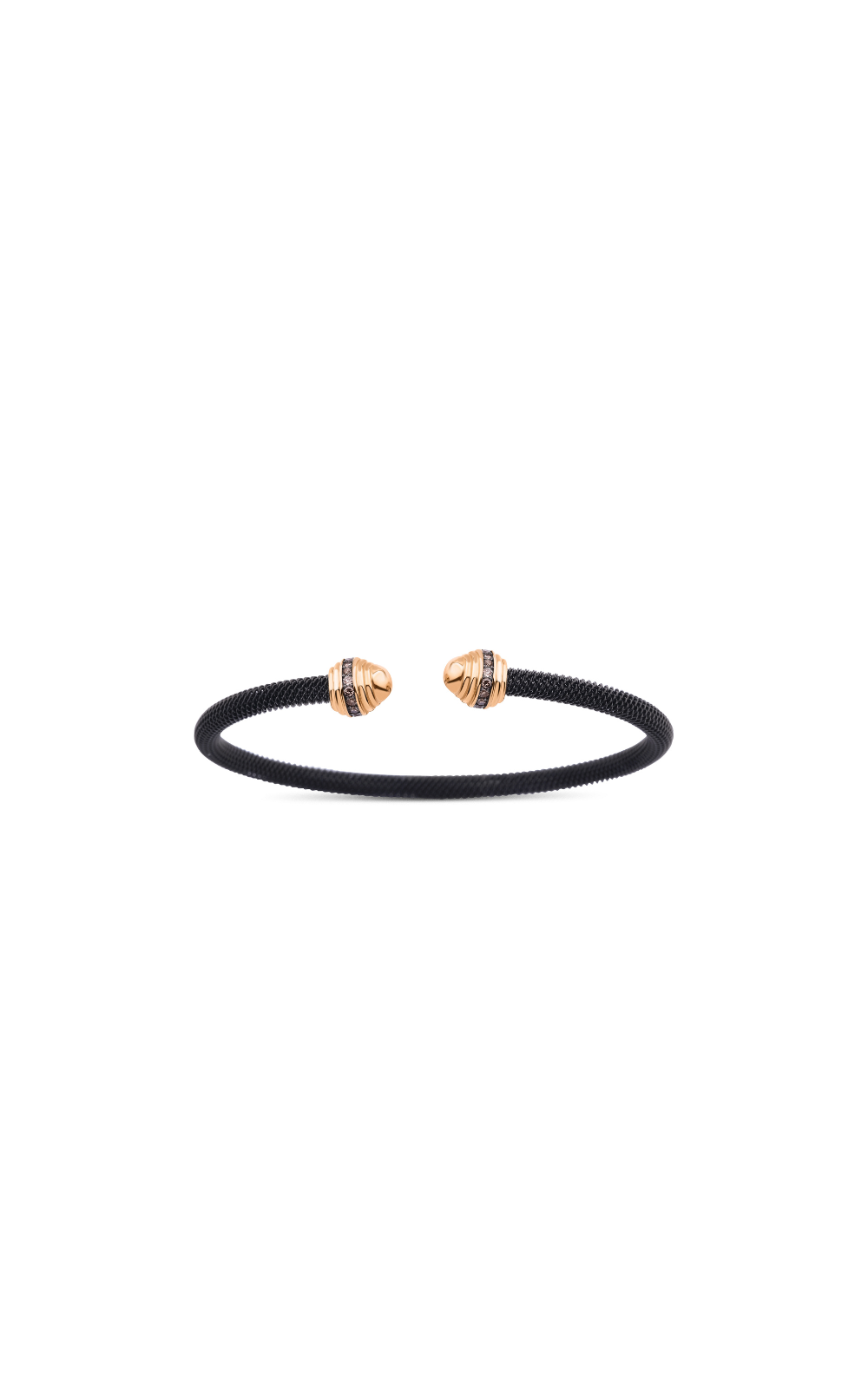 Champagne Diamond Titanium Bangle