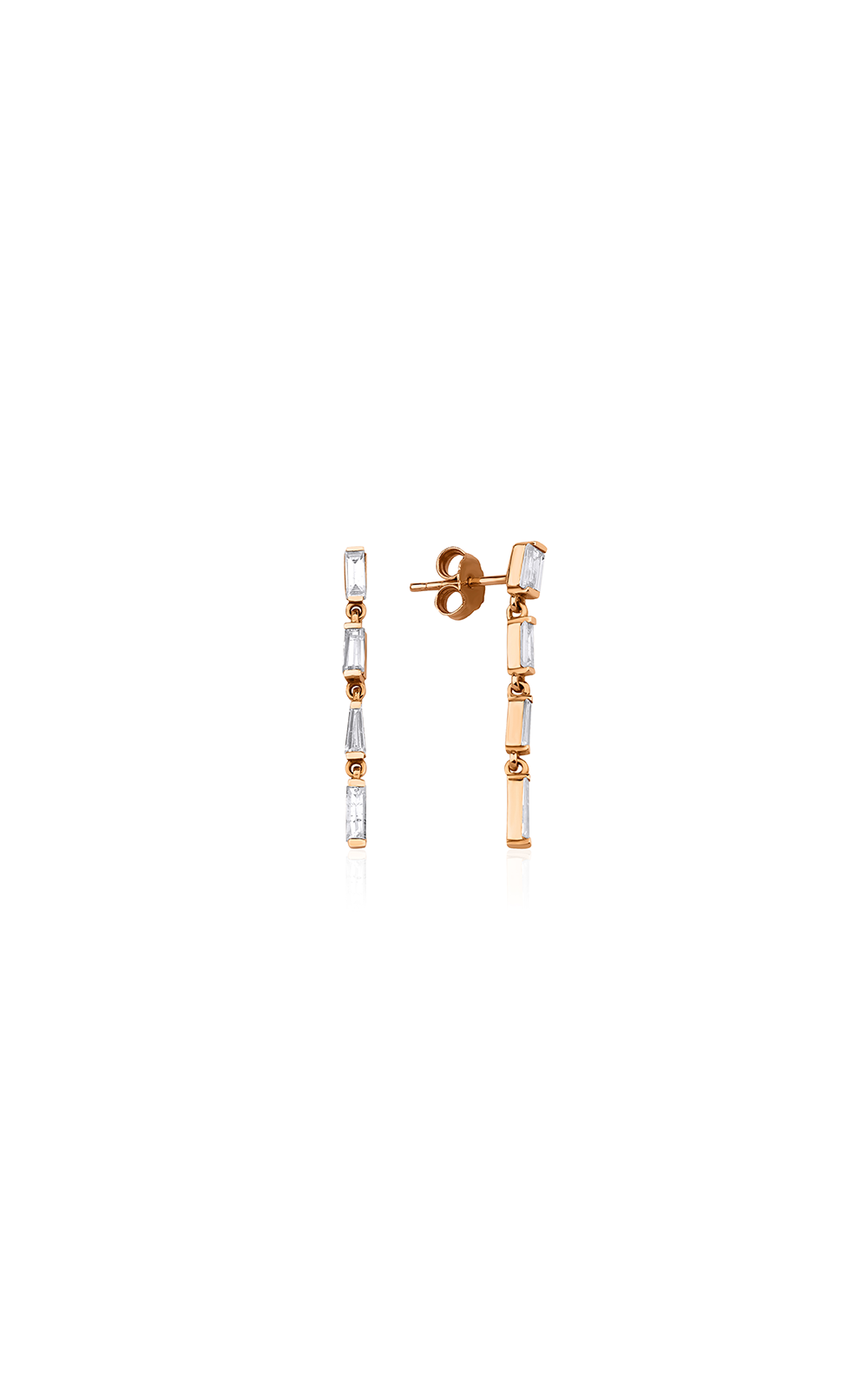 Hanging Baguette Earring