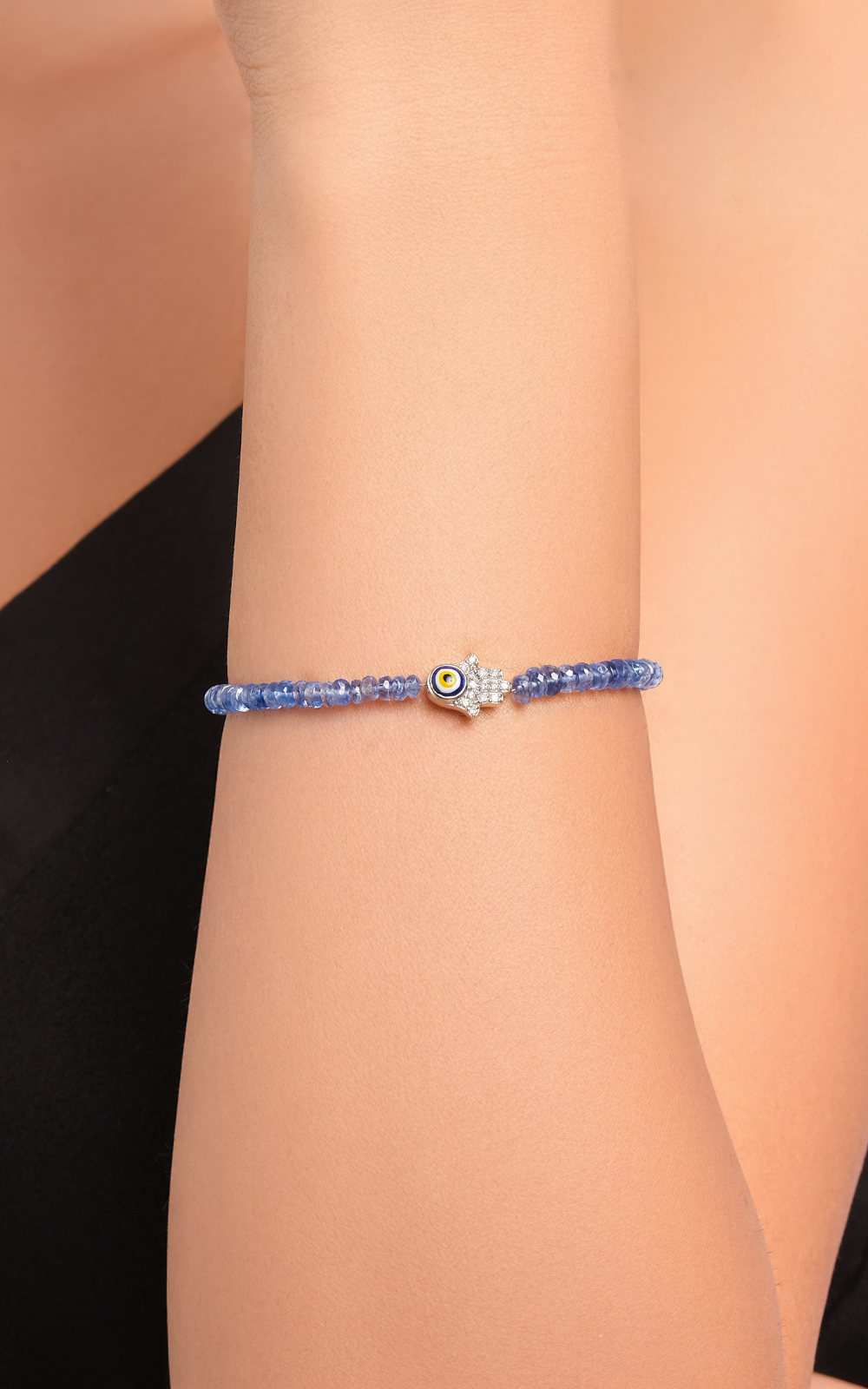 Tanzanite Hamsa Bracelet