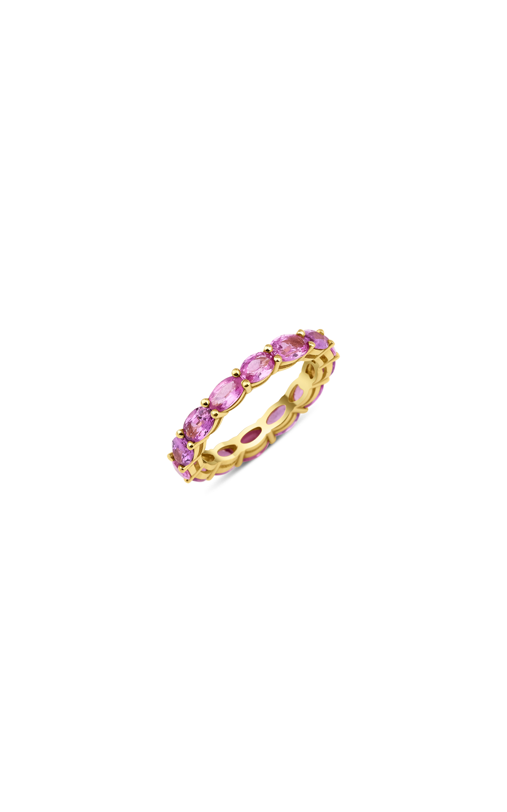 Pink Sapphire Band Ring